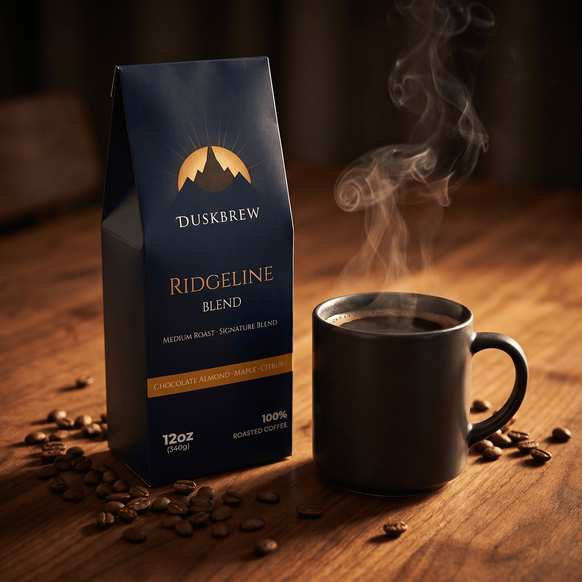 Ridgeline Blend — Medium Roast - Premium Freshly Roasted Coffee by Duskbrew